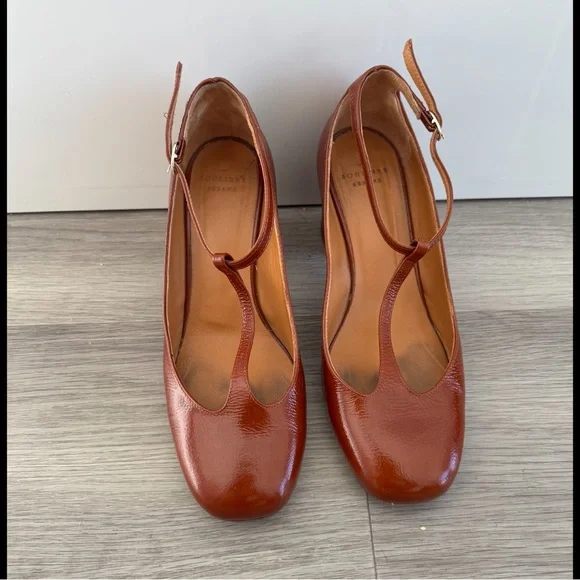 Sézane Marcie Babies, polished camel, size 8 - Picture 4 of 10